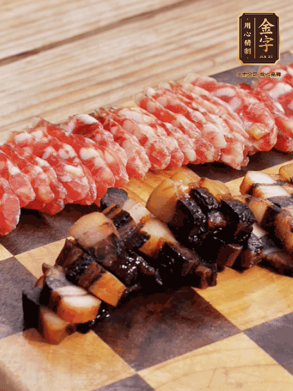 金字二八臘腸、金字醬油肉切薄片